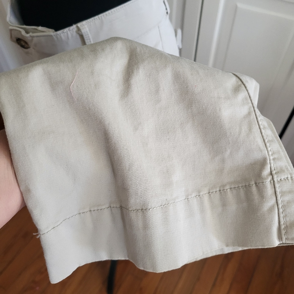 Dockers Vintage Y2k Low Rise Wide Leg Khaki Trousers 4 Preppy Old Money Career - Picture 5 of 7